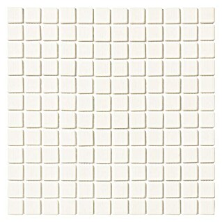 Malla mosaico Liso (31,6 x 31,6 cm, Blanco)