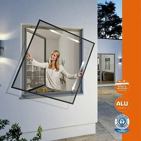 Windhager Insektenschutzfenster Flexi Fit