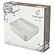 Camargue Lavabo pequeño Adelaide (45 x 40 cm, Cerámica, Blanco)