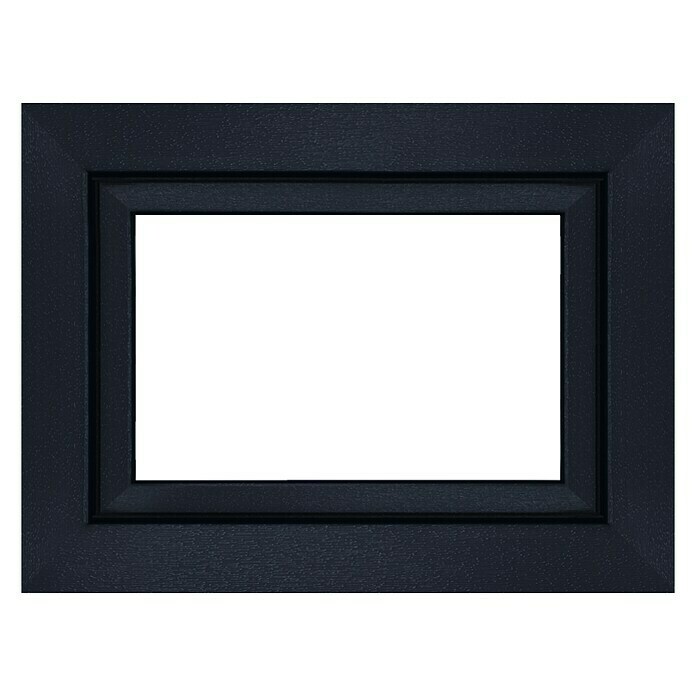 Solid Elements Kunststofffenster Q81 Excellence (B x H: 80 x 60 cm, DIN Anschlag: Rechts, Anthrazit)