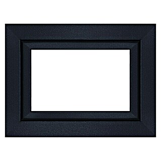 Solid Elements Kunststofffenster Q81 Excellence (B x H: 80 x 60 cm, DIN Anschlag: Rechts, Anthrazit)