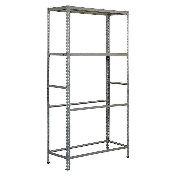 Simonrack Simonauto Estantería para neumáticos Megaplus - Al x An x Pr: 200 x 120 x 40 cm, Capacidad de carga por viga: 180 kg, Número de baldas: 2 ud., Inserción, Gris - Estantería metálica gris con varios niveles, ideal para almacenamiento y organización. Robusta y versátil para usos diversos.