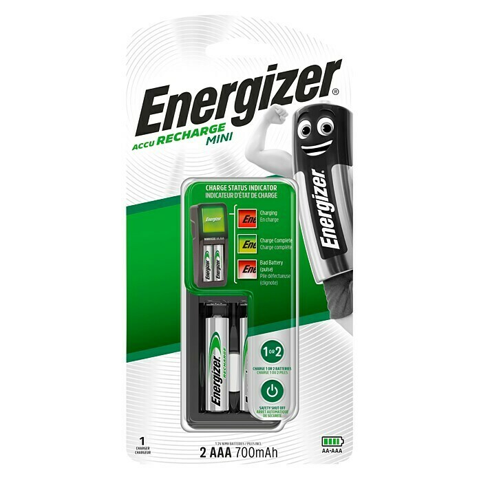 Energizer Ladegerät Mini (null, Ladekanäle: 2)