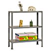 Simonrack Simonhome Estantería metálica Homeclick Plus (L x An x Al: 30 x 100 x 90 cm, Capacidad de carga: 150 kg/balda, Número de baldas: 3 ud., Gris)