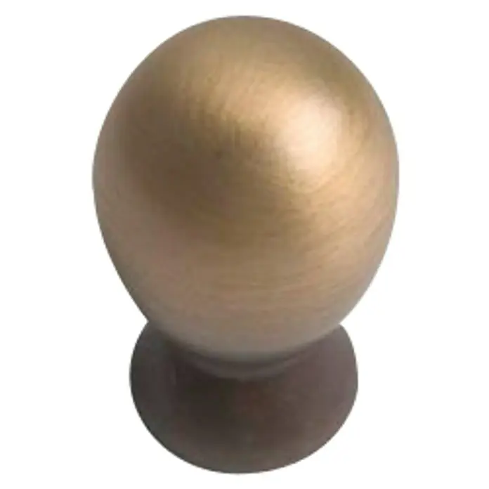 Nesu Pomo para muebles 35615 - Ø x Al: 15 x 25 mm, Acero - Elegante remate de bola color bronce, ideal para muebles o proyectos de decoración.