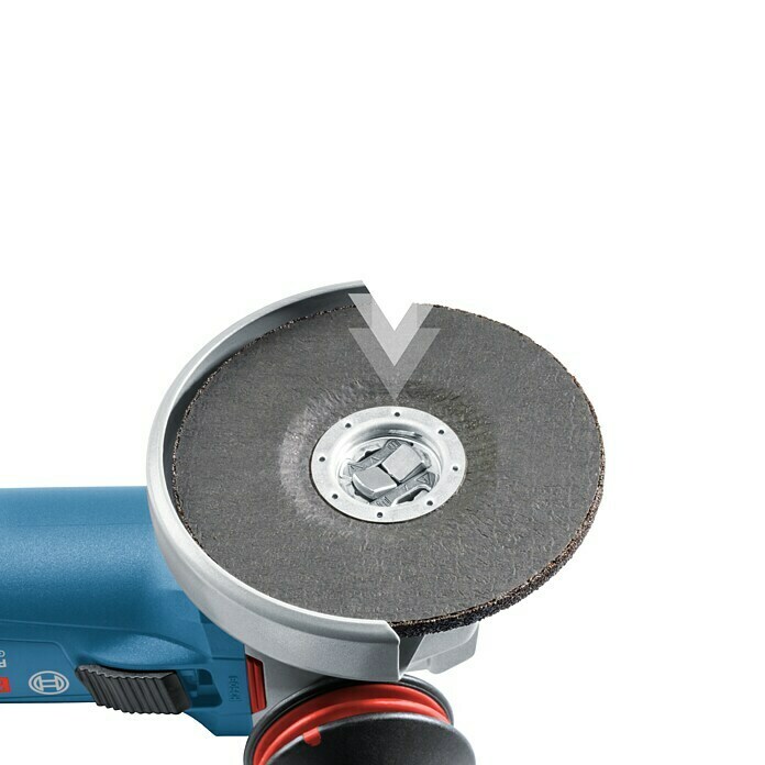 Bosch Professional X-Lock Amoladora GWX 14-125 (1.400 W, Diámetro disco:  125 mm, Número de revoluciones de marcha en vacío: 11.000 r.p.m.)
