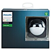 Philips Hue Bewegungsmelder Outdoor Sensor (Schwarz, Reichweite ca.: 12 m, Batteriebetrieben, 7,5 x 17,6 x 16,5 cm)