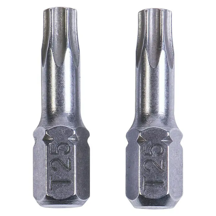 Connex Punta COXT973317 - TX 25, 25 mm - Dos puntas Torx T25 de metal, ideales para trabajos de atornillado, con un ajuste preciso y una construcción duradera para el uso diario.
