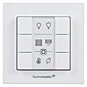 Homematic IP Funk-Wandtaster 6-fach (Batteriebetrieben, Weiß, 22 x 86 x 86 mm)