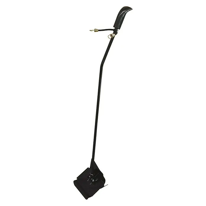 AL-KO Mulch-Kit für Rasenmäher - AL-KO Rasentraktor T 13-93.8 HD-A Black Edition - Hier ist ein Bild eines schwarzen Müllaufnehmers mit einem langen Griff und einer Fußbedienung zum einfachen Aufheben von Müll im Freien.