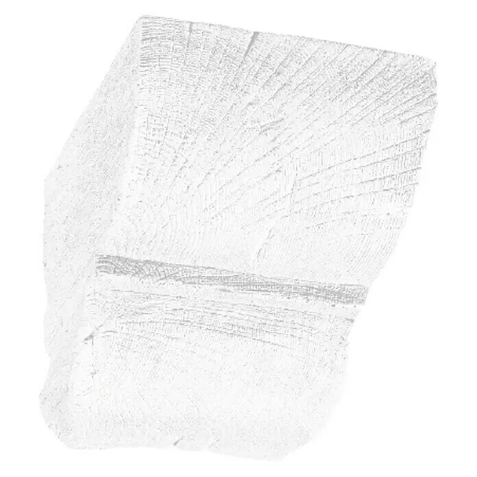 Dekoelement - Konsole, Weiß, 6 x 9 x 11 cm - Vorderansicht