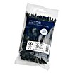Index Bridas para cables de Nylon (Negro, L x An: 370 x 4,8 mm, 100 uds.)