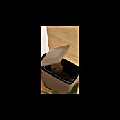Cosmic Cubo de basura de baño Essentials Slim (5 l, Metal, Blanco) | BAUHAUS