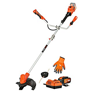 PowerPlus Desbrozadora de batería POWDPGBCS1 (40 V, 2,5 Ah, 1 batería, Ancho de corte hilo: 33 cm, Ancho de corte cuchilla: 25,5 cm)