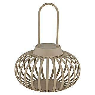 Globo Akku-Tischleuchte (Sandfarben, Warmweiß, Ø x H: 20,5 x 25,5 cm)