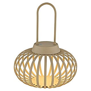 Globo Accu-tafellamp Allegra (Zand, Warm wit, Ø x h: 20,5 x 25,5 cm)