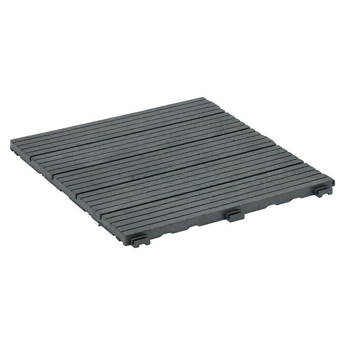 Klickfliese Cosmopolitan (Kunststoff, 30 x 30 x 1,5 cm, Stahlgrau, 6 Stk.) | BAUHAUS