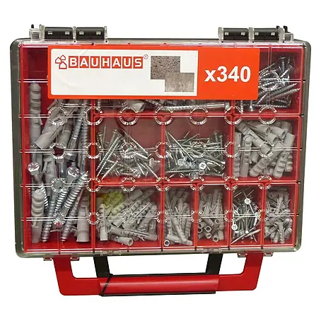 BAUHAUS  Surtido de tacos y tornillos
