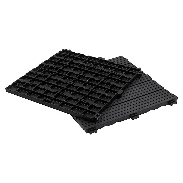 Klickfliese Cosmopolitan (Kunststoff, 30 x 30 x 1,5 cm, Stahlgrau, 6 Stk.) | BAUHAUS