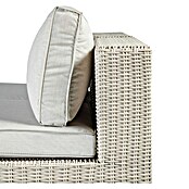 Kactus republic Conjunto de muebles Turín (7 pzs., Acero/Ratán sintético, Perla) | BAUHAUS