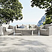 Kactus republic Conjunto de muebles Morea (4 pzs., Aluminio/Ratán sintético, Perla) | BAUHAUS