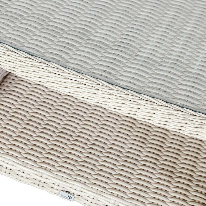 Kactus republic Conjunto de muebles Morea (4 pzs., Aluminio/Ratán sintético, Perla) | BAUHAUS
