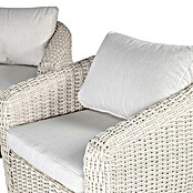 Kactus republic Conjunto de muebles Morea (4 pzs., Aluminio/Ratán sintético, Perla) | BAUHAUS