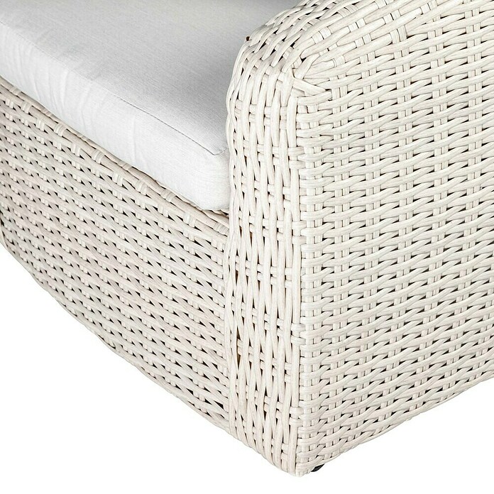 Kactus republic Conjunto de muebles Morea (4 pzs., Aluminio/Ratán sintético, Perla) | BAUHAUS