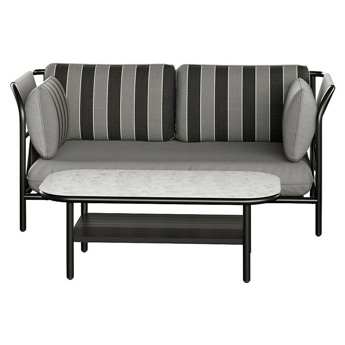 Kactus republic Conjunto de muebles Montecarlo (4 pzs., Aluminio, Gris) | BAUHAUS