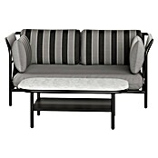Kactus republic Conjunto de muebles Montecarlo (4 pzs., Aluminio, Gris) | BAUHAUS