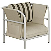 Kactus republic Conjunto de muebles Montecarlo (4 pzs., Aluminio, Blanco) | BAUHAUS