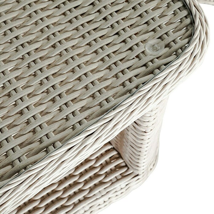 Kactus republic Conjunto de muebles Morea (5 pzs., Aluminio/Ratán sintético, Perla) | BAUHAUS