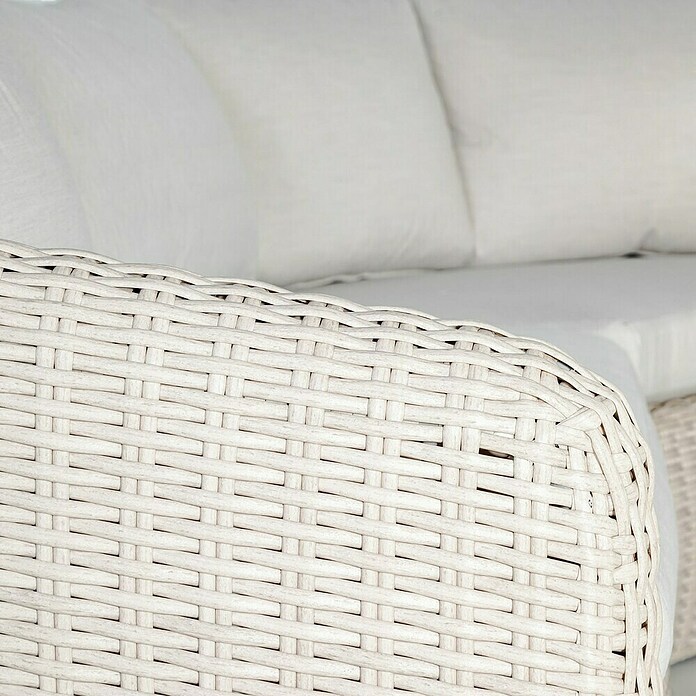 Kactus republic Conjunto de muebles Morea (5 pzs., Aluminio/Ratán sintético, Perla) | BAUHAUS