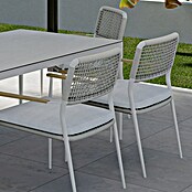 Kactus republic Conjunto de muebles Morea (7 pzs., Aluminio/Cuerda, Perla) | BAUHAUS