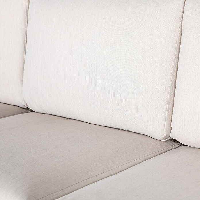 Kactus republic Conjunto de muebles Onix (4 pzs., Aluminio/Ratán sintético, Blanco) | BAUHAUS