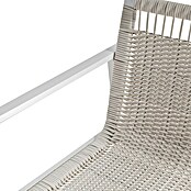 Kactus republic Conjunto de muebles Onix (4 pzs., Aluminio/Ratán sintético, Blanco) | BAUHAUS