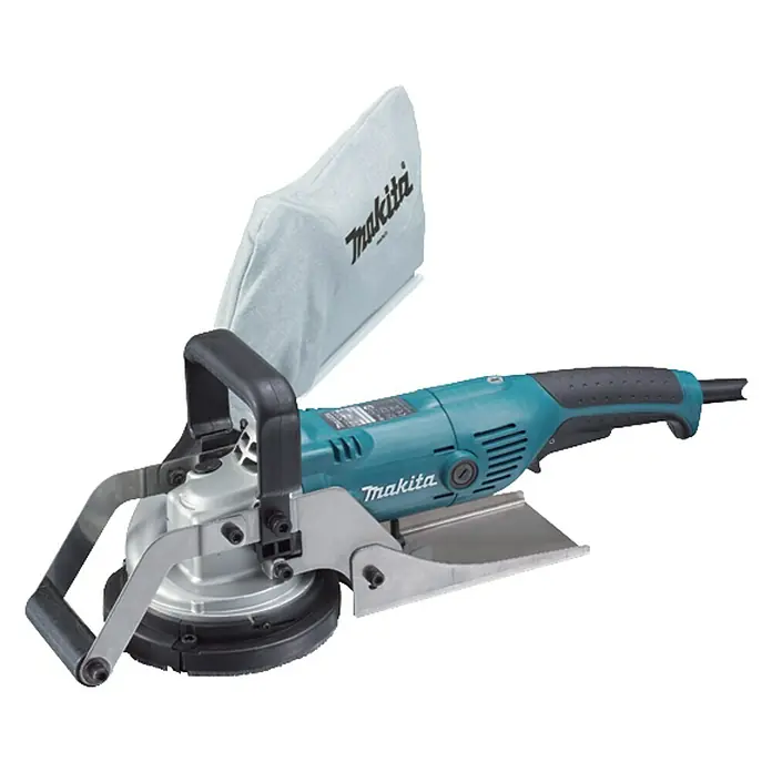 Makita Betonschleifer PC5001C - 1.400 W, 0 U/min - 10.000 U/min, Durchmesser Scheibe: 125 mm - Makita PC5000C Betonschleifer mit Staubabsaugung für sauberes und effizientes Arbeiten auf Betonoberflächen.