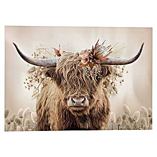 Reinders Glasbild Floral Highlander (Floral Highlander, B x H: 100 x 140 cm)