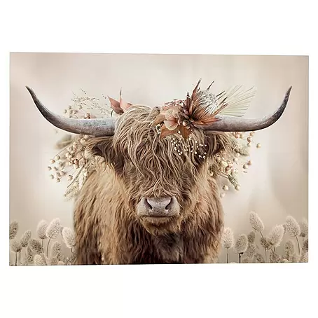 Reinders  Glasbild Floral Highlander