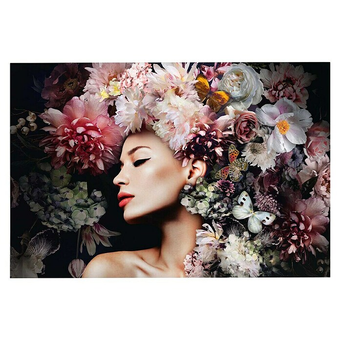 Glasbild (Luxury Flowers, B x H: 100 x 140 cm) | BAUHAUS