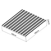 Loseta de madera Bolenia (Pino, 100 x 100 x 3,6 cm, 1 ud.) | BAUHAUS