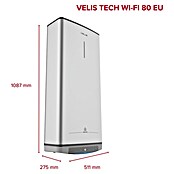 Ariston Grelnik vode VELIS TECH WI-FI 80  (80 l, 1,5 kW) | Grelniki vode | Sanitarna inštalacija | Kopalnica in sanitarije | Izdelki | BAUHAUS