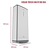 Ariston Grelnik vode VELIS TECH WI-FI 50  (50 l, 1,5 kW) | Grelniki vode | Sanitarna inštalacija | Kopalnica in sanitarije | Izdelki | BAUHAUS
