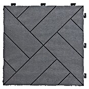 Klickfliese Parquet (30 x 30 x 2,2 cm, Stahlgrau, 6 Stk.) | BAUHAUS