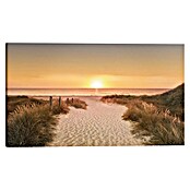 Reinders Cuadro de madera Deco Block (Beachpath Sunset, An x Al: 118 x 70 cm) | BAUHAUS