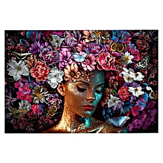 Reinders Glasbild Metallic Spring (Metallic Spring, B x H: 78 x 116 cm)