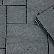 Klickfliese Mosaik (Kunststoff, 30 x 30 x 1,5 cm, Stahlgrau, 6 Stk.) | BAUHAUS