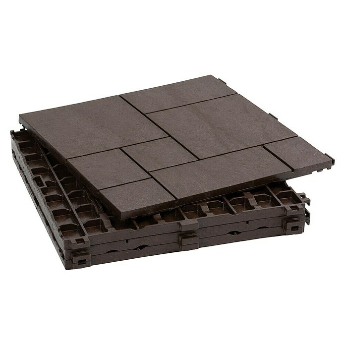 Klickfliese Mosaik (Kunststoff, 30 x 30 x 1,5 cm, Mocha, 6 Stk.) | BAUHAUS