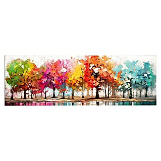 Reinders Glasbild Colour Forest (Colour Forest, B x H: 52 x 156 cm)