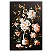 Reinders Glasbild Champagne Flowers (Champagne Flowers, B x H: 78 x 116 cm) | BAUHAUS